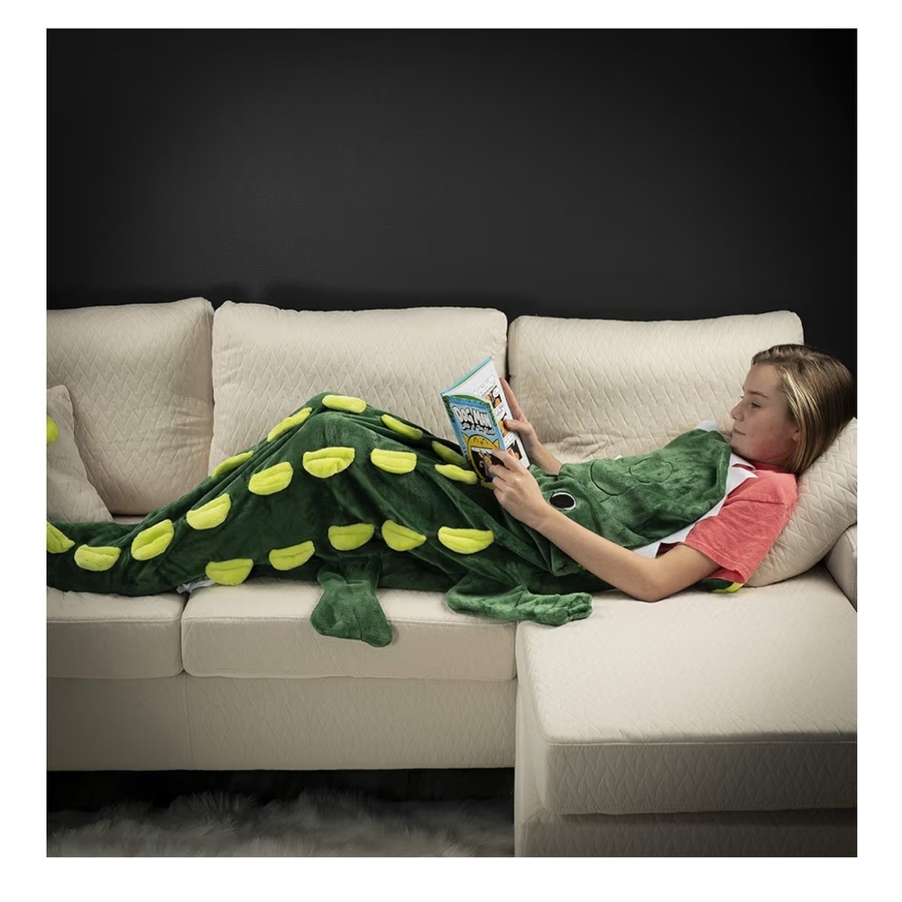 Crocodile 🐊 Plush Sleeping Bag/blanket